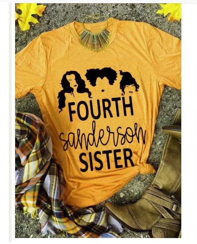 Halloween Fourth Sanderson Sister Cotton T-Shirt