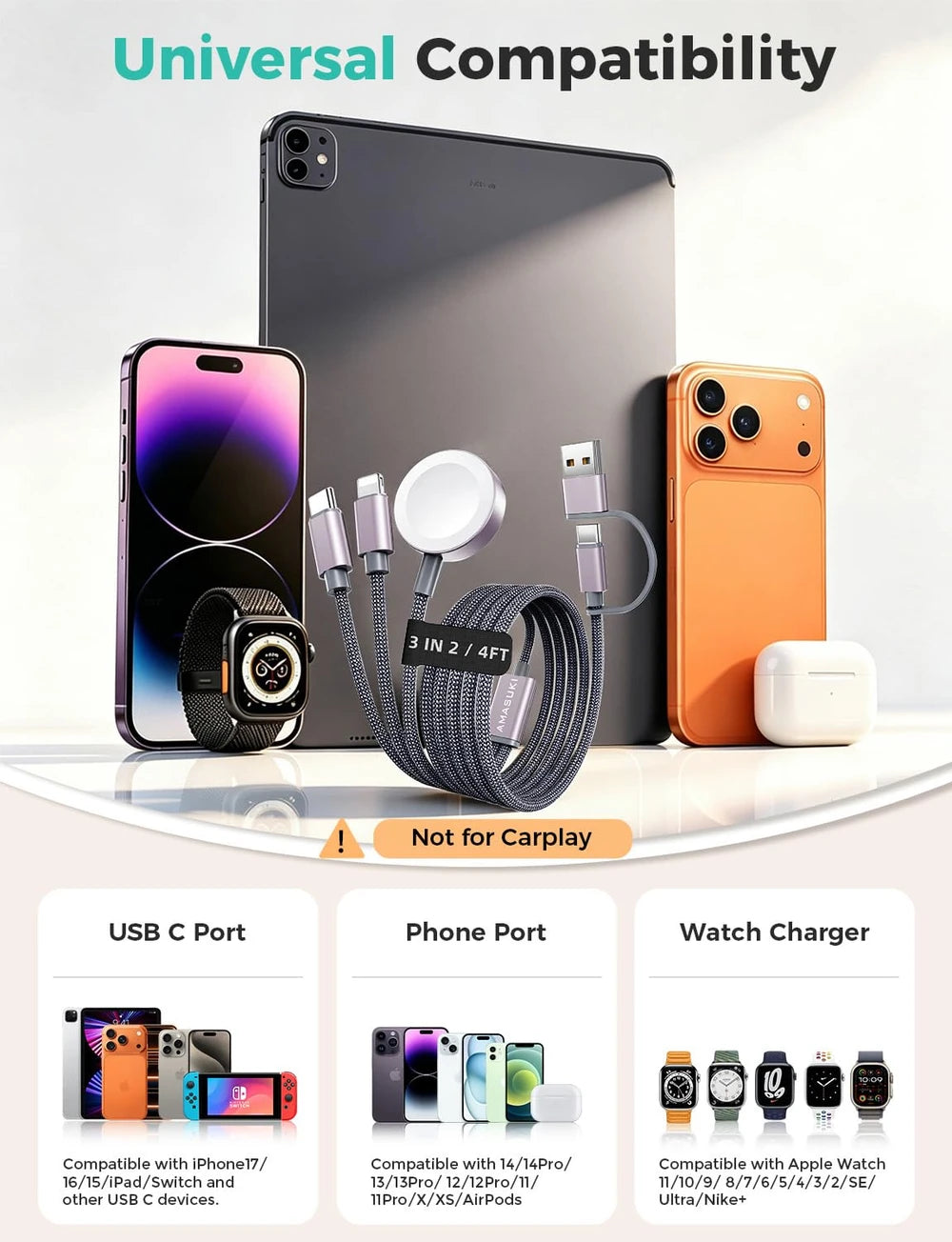Multi Device Charging Cable