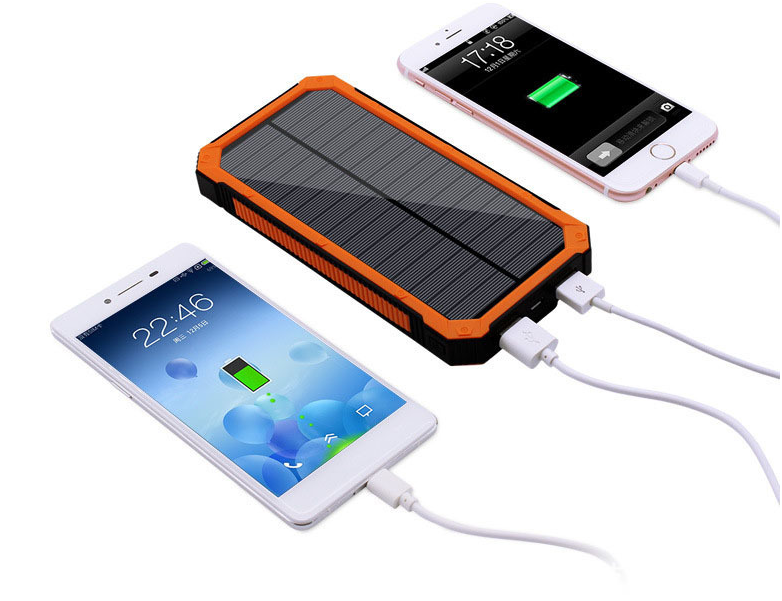 20000mAh Solar Power Bank - Multi-Function Portable Charger