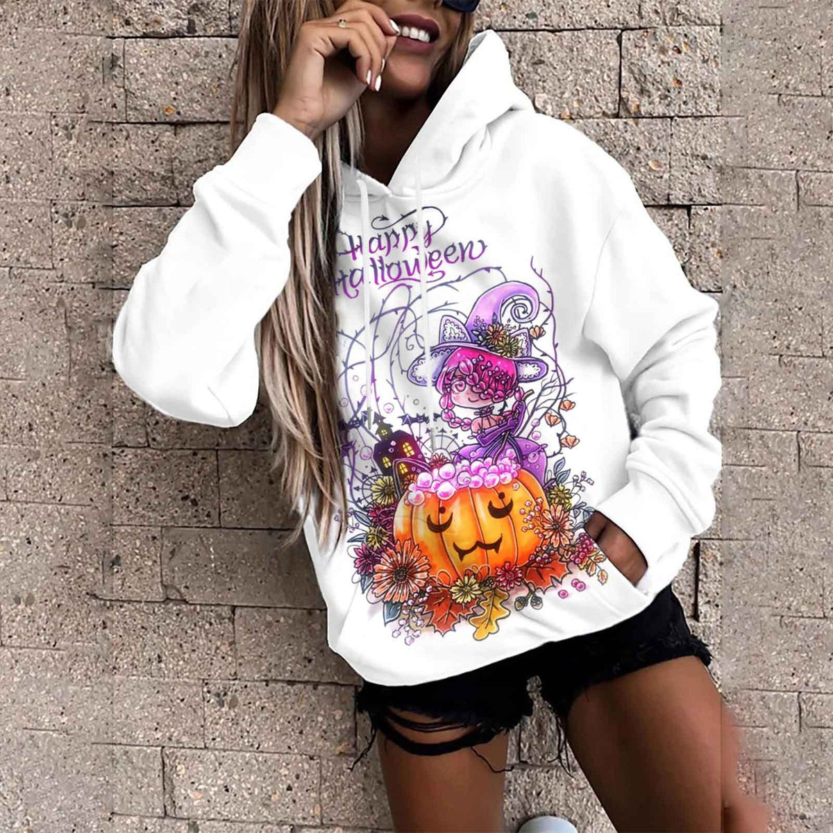 Women's Halloween Padded Sweater for Fashionistas